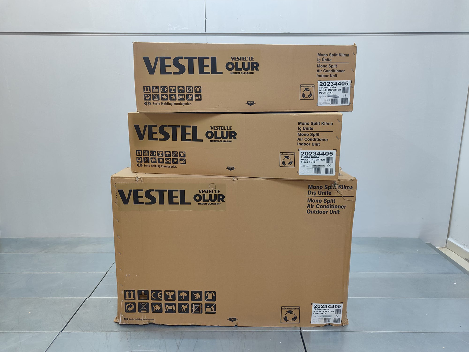 VESTEL FLORA DOĞA MULTI INVERTER PLUS 9+12 İÇ 18 DIŞ ÜNİTE